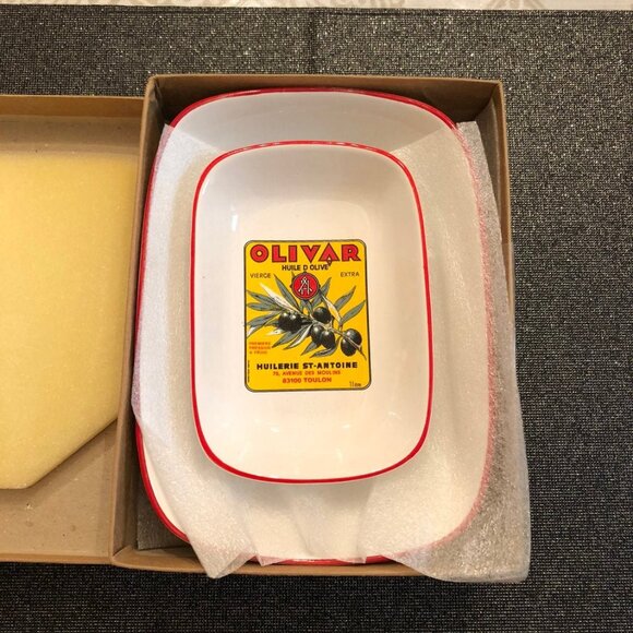 2 small appetizer serving dishes Olive Design - Picture 2 of 10